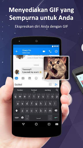 GO Keyboard Pro - Emoji, GIF screenshot 1