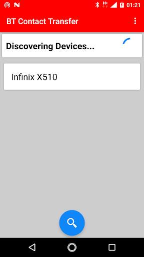 Bluetooth contact transfer 1 تصوير الشاشة