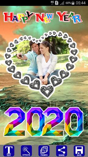 Happy Newyear Card Maker 7 تصوير الشاشة