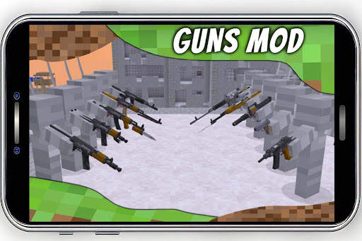 Minecraft PE Mod Guns 2023 screenshot 4