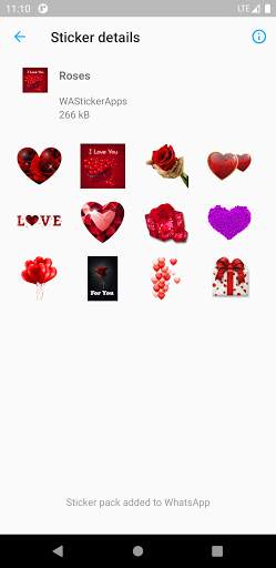 Love Stickers for WhatsApp 2021 💕❤ screenshot 5
