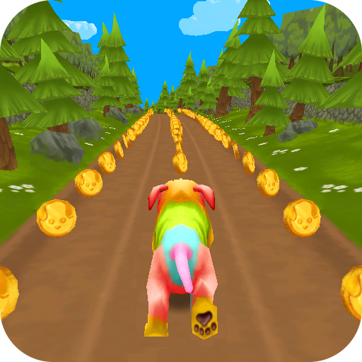 Dog Run Pet Runner Dog Game иконка