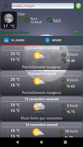 ClosestWeather Météorologiques screenshot 4