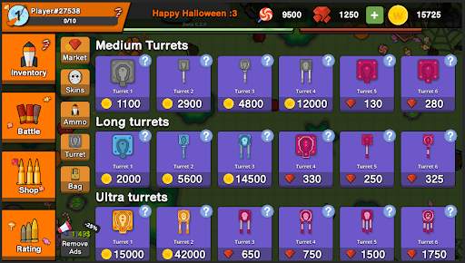 Zombie Battle Royale : 2D Tower Defense Online screenshot 3
