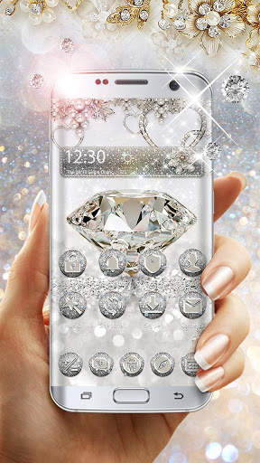 luxury diamond launcher theme screenshot 1