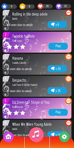 Adele-Magic Piano Tiles screenshot 2