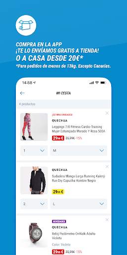 Decathlon App Tu tienda de deporte online screenshot 7