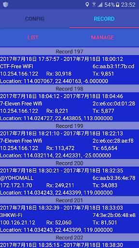 Wifi Logger screenshot 2