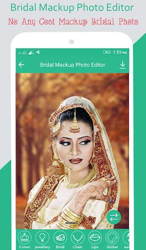 Bridal Mackup Photo Editor screenshot 1