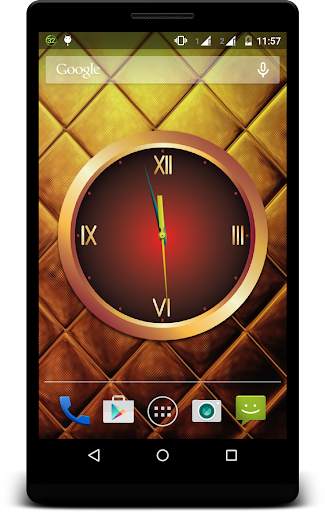 Gold Clock Live Wallpaper screenshot 5