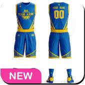 Desain bola basket jersey