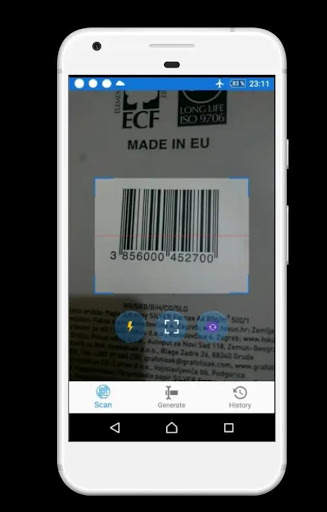 QR and bar code scanner and generetor screenshot 2
