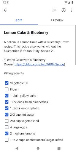 Simplenote screenshot 1