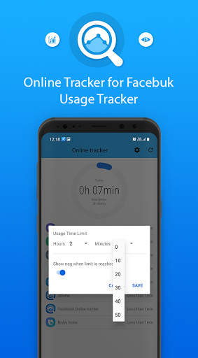 Online Tracker for Facebuk - Online usage tracker screenshot 2