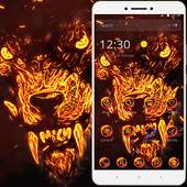 The Wolf Fire Theme Golden Eyes Shining 1.1.11