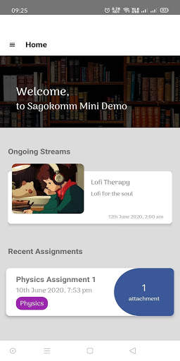 Sagokomm Mini - Digital Classroom स्क्रीनशॉट 2