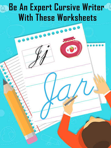 Kids Cursive Writing - Learn Cursive Handwriting screenshot 6