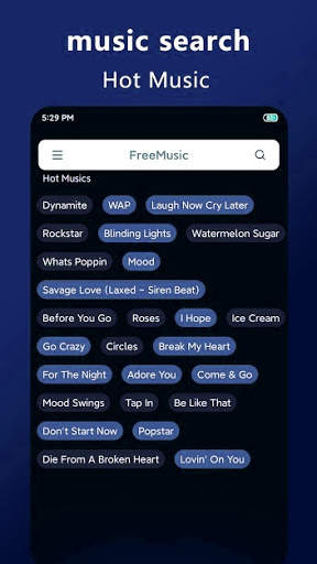 Free Mp3 Music Downloader : Free Music MP3 Player screenshot 1