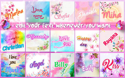 Name Art Maker 🖍️ Write Text on Background screenshot 13