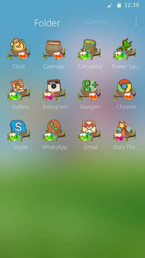 Pink Sky Love Birds Theme screenshot 6