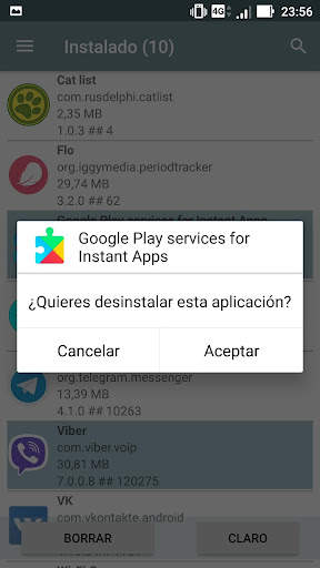 Administrador de aplicaciones del sistema screenshot 4