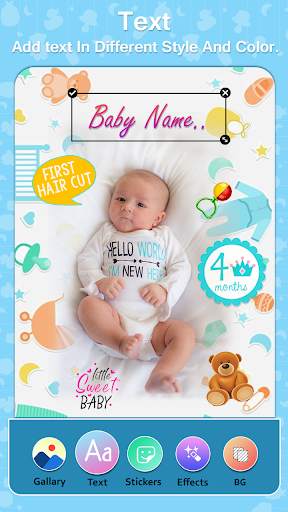 Baby Photo Editor - Baby photo screenshot 2