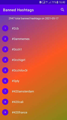 Banned Hashtags Checker for Instagram screenshot 2