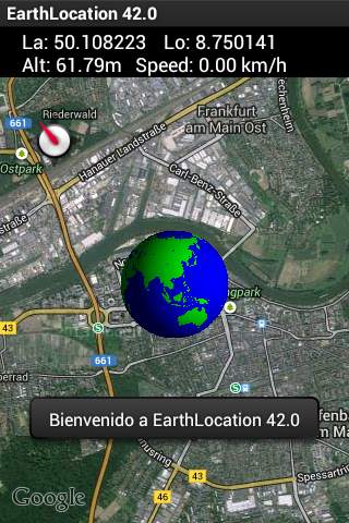 Rastreador de GPS EarthLocation screenshot 1