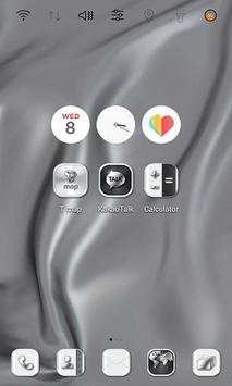 HD Silver Wallpaper theme screenshot 4