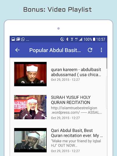 Audio Quran by Abdul Basit screenshot 12