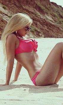 Hot Sexy Bikini Girl Wallpaper screenshot 1