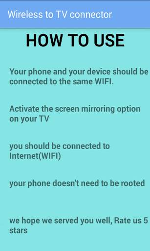 TV Connector to phone screenshot 1