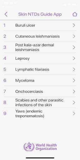 Skin NTDs App 3 تصوير الشاشة