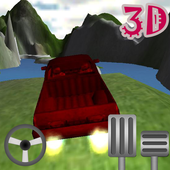 Автомобиль Hill гонки Fun 3D иконка