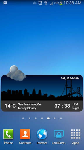 Metro Clock & Weather screenshot 5