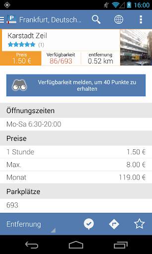 Parkopedia Parken screenshot 4
