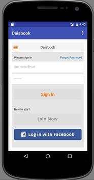 Daisbook screenshot 1