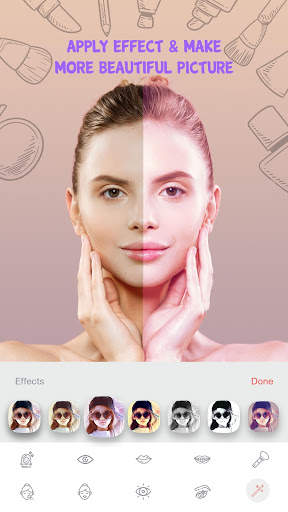 Beauty Face Makeup, Beauty Plus Camera Photo Maker 3 تصوير الشاشة