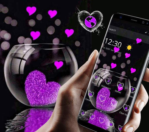 Pink Love Heart Theme screenshot 2