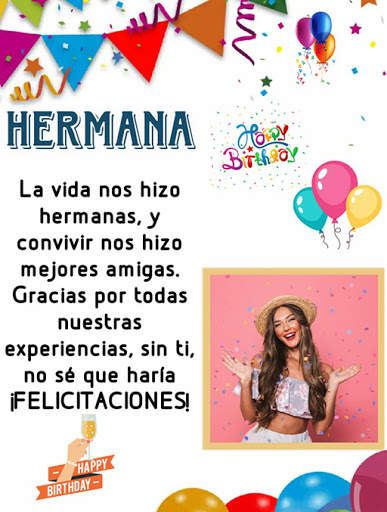Tarjetas de cumpleaños con foto y nombre screenshot 8