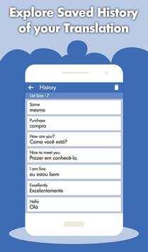 Portuguese English Translator - Dictionary скриншот 4