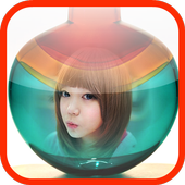 Glass Vase Photo Frame icon