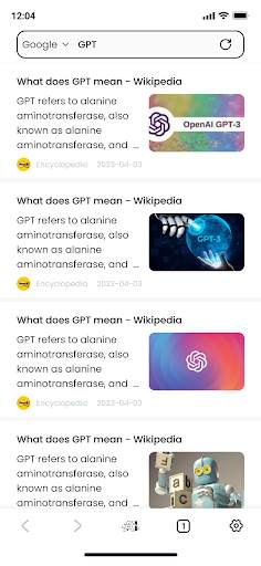 Aichat Browser screenshot 2