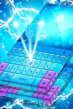 Blue Flowers Theme for Keypad screenshot 4