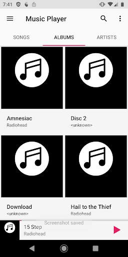 Music Player screenshot 2
