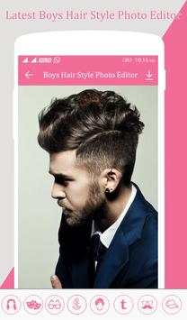 Boys Hairstyle Photo Editor screenshot 2