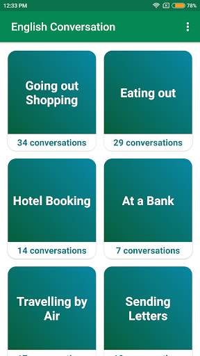English conversation everyday 5 تصوير الشاشة