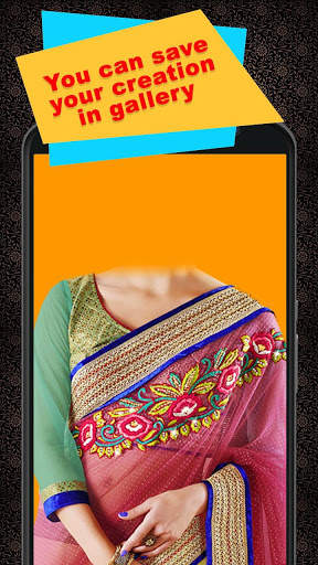 Saree Blouse Photo Suit screenshot 3