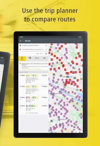 BVG Fahrinfo: Bus, Train, Subway & City Map Berlin screenshot 10