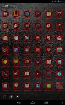 Red Thunder GO Launcher Theme screenshot 2